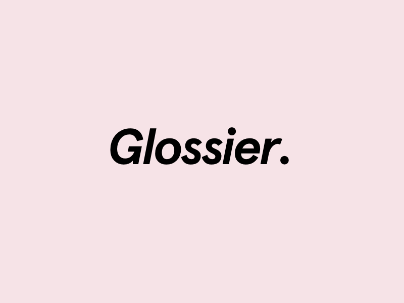 Glossier Logo - Glossier iOS app by Kristina Vilyams | Dribbble | Dribbble