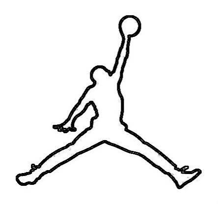 Black and White Jordan Logo - LogoDix
