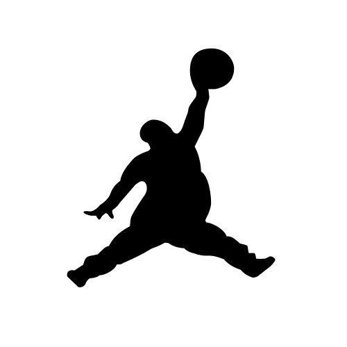 Black and White Jordan Logo - fat air jordan