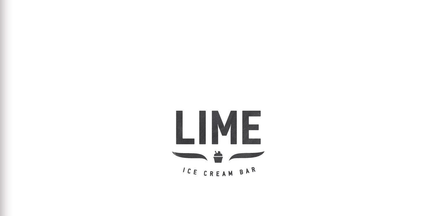 Ice Cream Bar Logo - Lime Ice Cream Bar