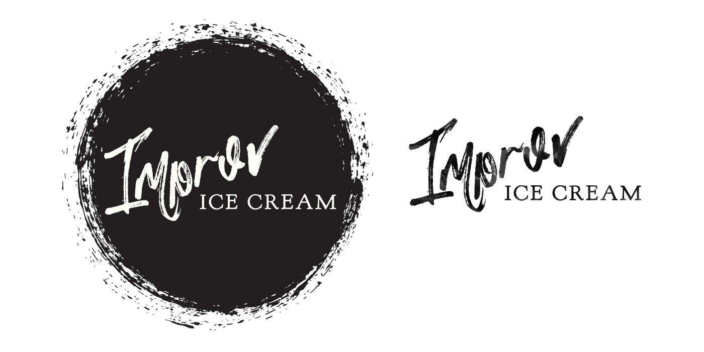 Ice Cream Bar Logo - Brandy Stewart's Portfolio - Improv Ice Cream: logo and packaging design
