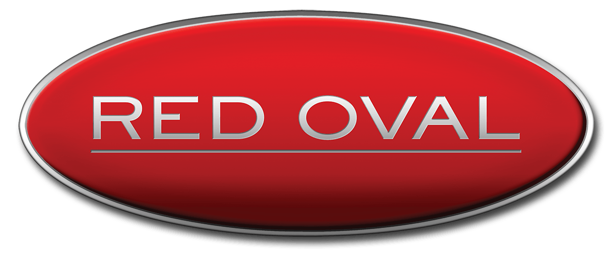 Red Oval Company Logo - Official RED OVAL Logo | JX