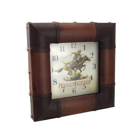 Winchester Horse Logo - Winchester Horse and Rider Logo 12 X 12 Wall Clock - Walmart.com