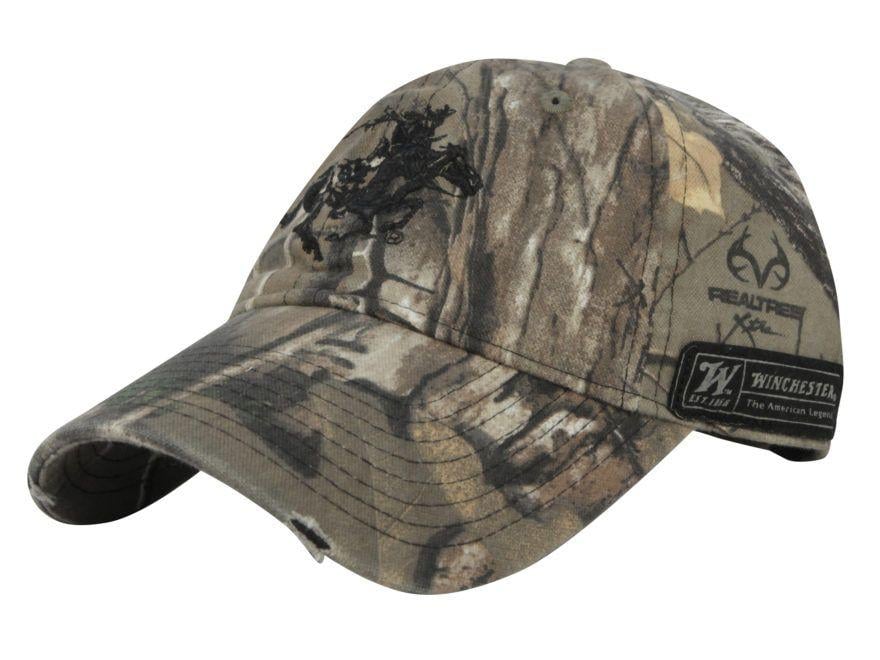 Winchester Horse Logo - Winchester Horse Rider Logo Cap Cotton Realtree Xtra: WIN01Q