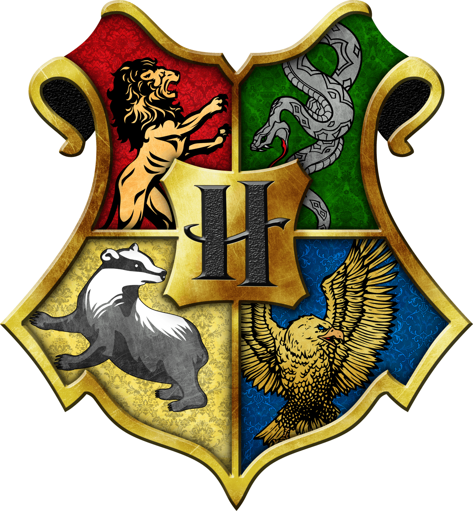 Simple Hogwarts Logo - The Enneagram Goes To Hogwarts. harry potter. Hogwarts, Harry