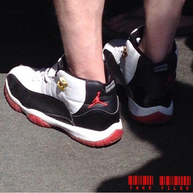 Worst Fake Jordan Logo - People Caught Wearing Fake Air Jordan 11s | Sole Collector