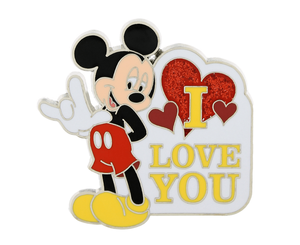 Love Mickey Mouse Logo - Mickey Mouse Sign Language I Love You Disney Pin – My Disney Shop