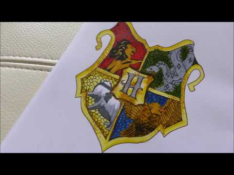 Simple Hogwarts Logo - Drawing The Hogwarts Crest from Harry Potter