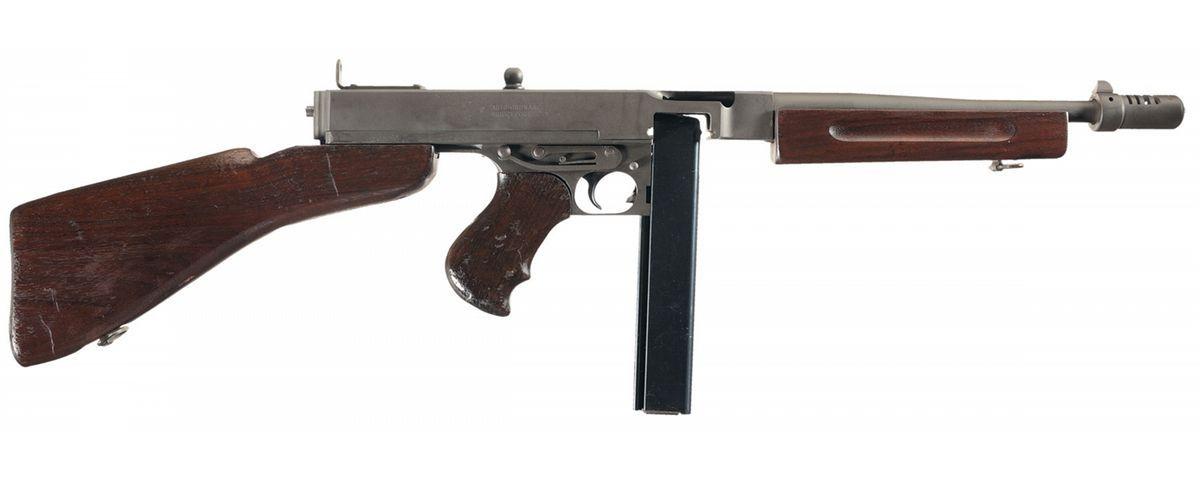 WWII Savage Arms Logo - Desirable World War II Savage Arms Corp Model 1928A1 Thompson ...