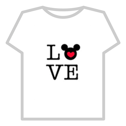 Love Mickey Mouse Logo - I Love Mickey Mouse! - Roblox