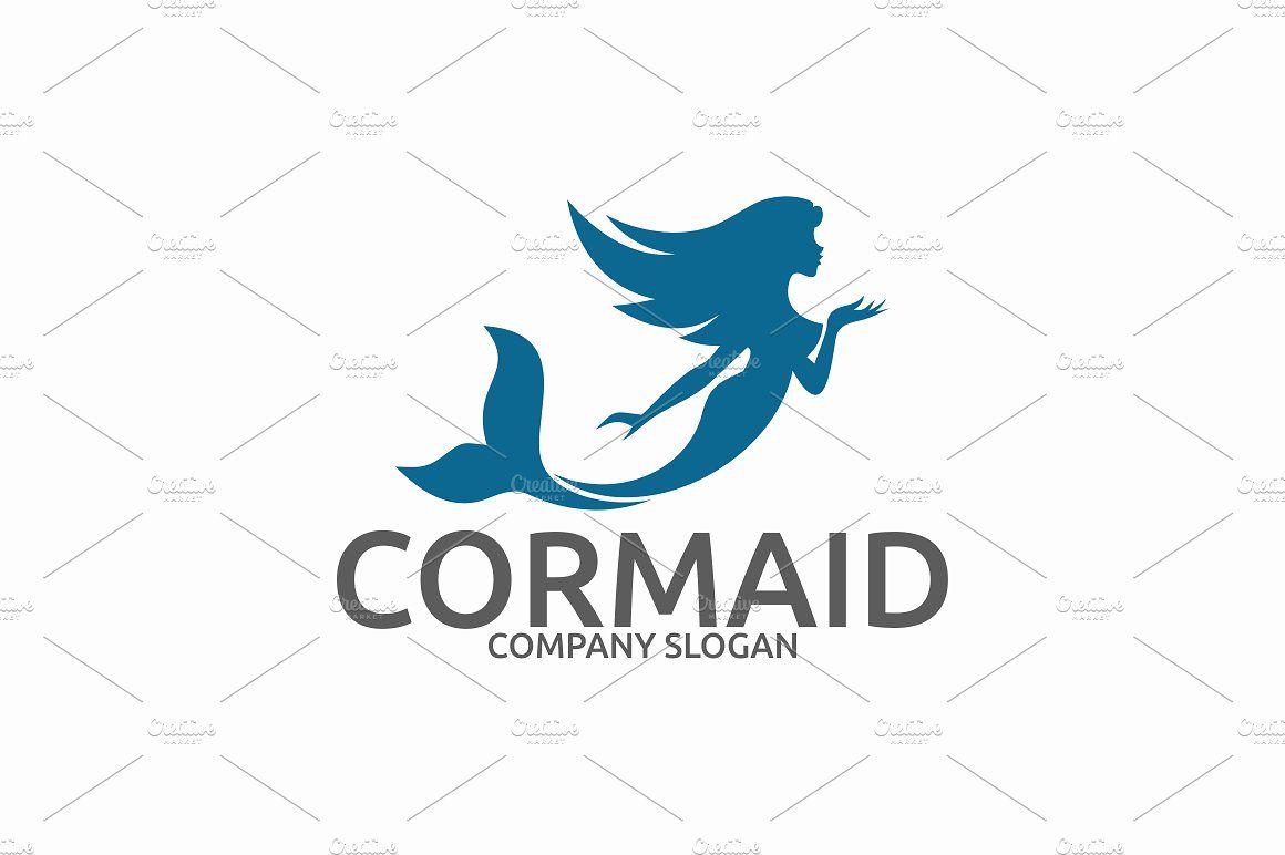 Mermaid Logo - Cormaid - Mermaid Logo ~ Logo Templates ~ Creative Market