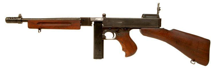 WWII Savage Arms Logo - Deactivated WWII US Savage Arms Manufactured Thompson 1928A1 ...