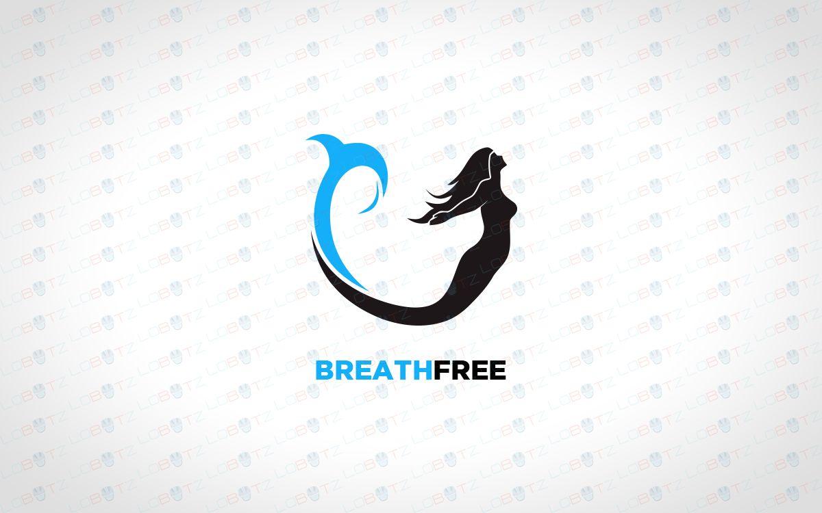 Mermaid Logo - Ocean Mermaid Logo To Buy Online Beauty Logo - Lobotz