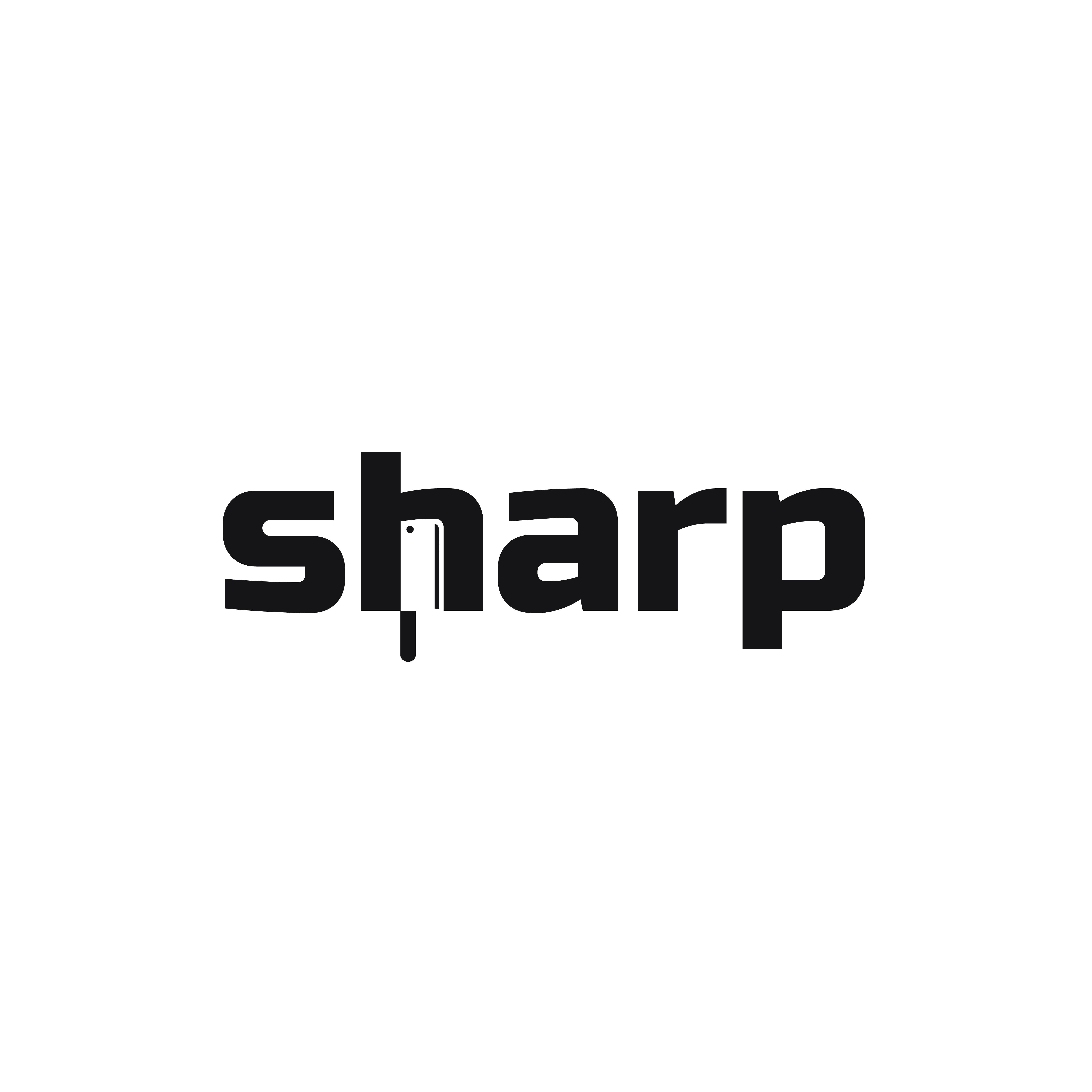 Sharp Logo - sharp logo negative space thirty logos | thirty logos | Logos, Sharp ...