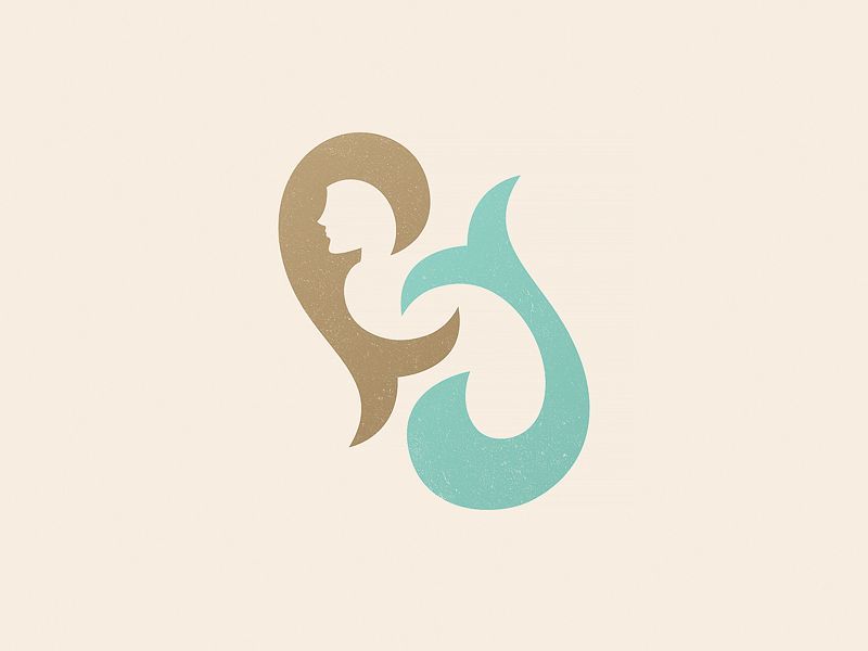 Mermaid Logo - Mermaid | Logos & design | Logos, Logo design, Logo inspiration