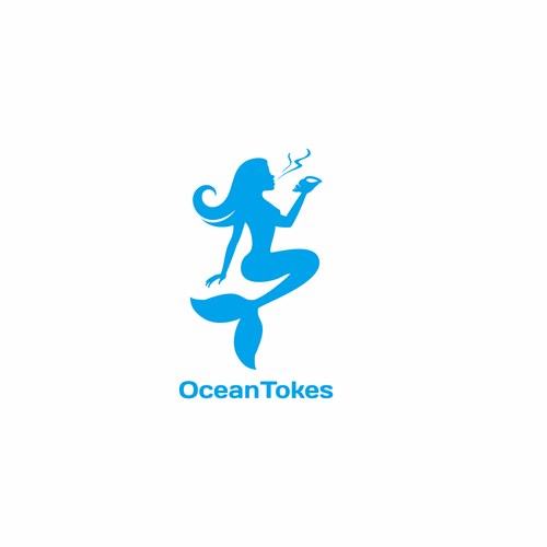 Mermaid Logo - simple & elegant mermaid logo icon for cannabis brand | Logo design ...