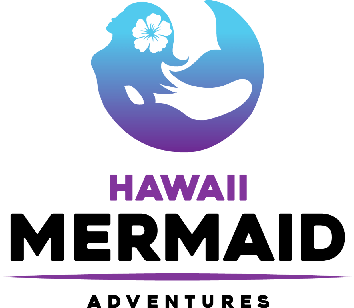 Mermaid Logo - Maui Mermaid Swimming Lessons | Hawaii Mermaid Adventures