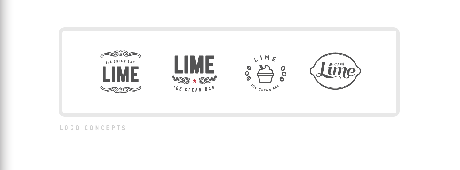 Ice Cream Bar Logo - Lime Ice Cream Bar - Asylum Design