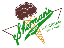 Ice Cream Bar Logo - Sherman's Ice Cream | Sherman Dairy Bar | South Haven, Michigan