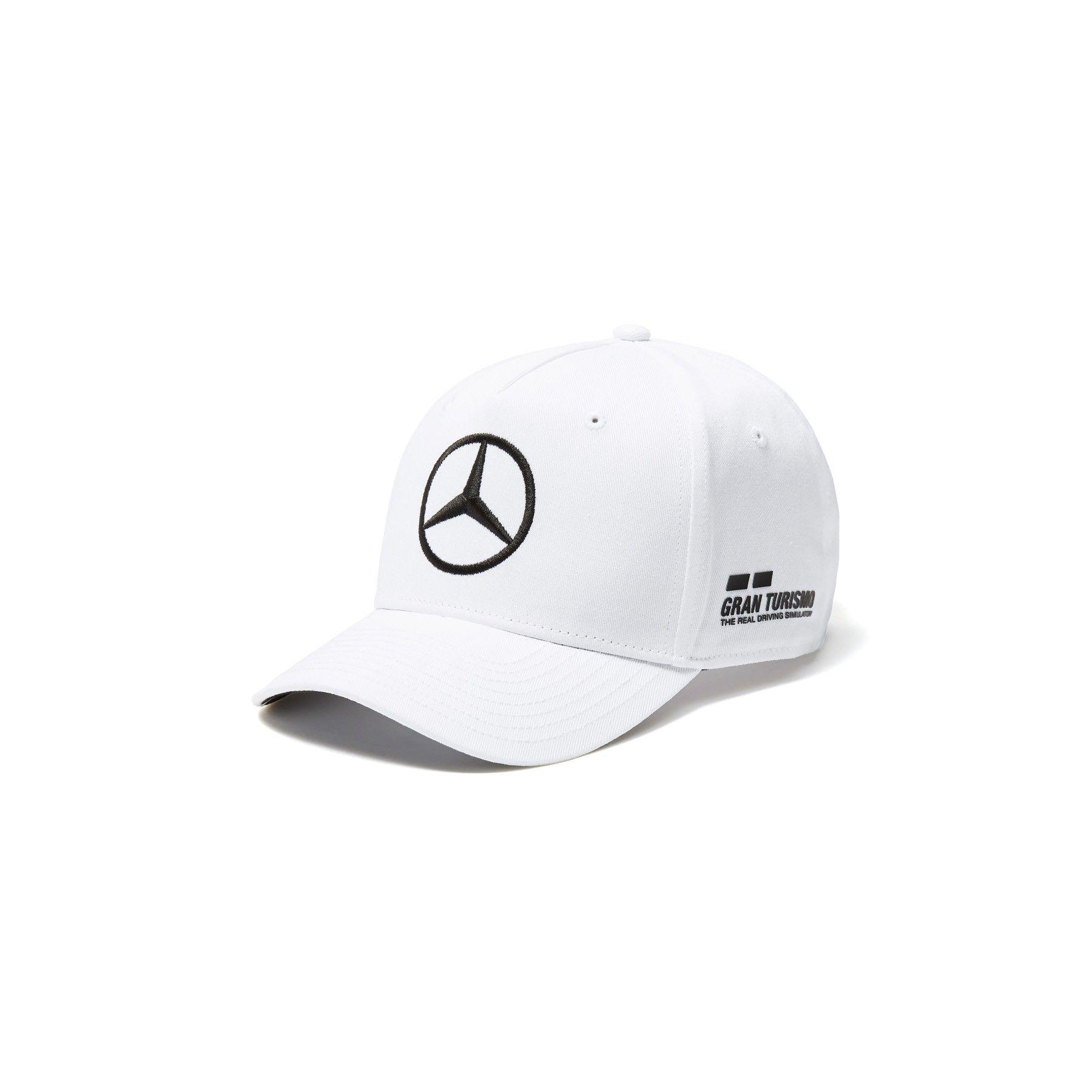 2018 Mercedes Logo - Mercedes AMG Petronas Motorsport 2018 Lewis Hamilton Baseball Cap White