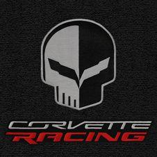 Corvette Punisher Logo - custom fit corvette logo floor mats for all corvette cars