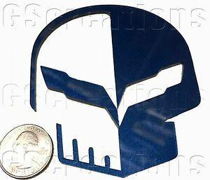 Corvette Punisher Logo - C7 Corvette Racing Jake Punisher Skull Emblem Custom Painted ALL ...