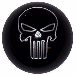 Corvette Punisher Logo - Black Punisher Skull Shift Knob for Corvette C4 C5 manual 9/16-18 ...