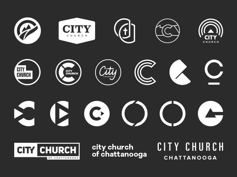 Circle Church Logo - City Church Outtakes by Kyle Barrett | Dribbble | Dribbble