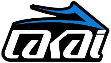Lakai Skateboard Logo - Lakai Skate Shoes Skateboard Sticker White Blue 10cm Wide Approx
