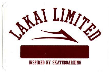 Lakai Skateboard Logo - Amazon.com : Lakai Skate Shoes Skateboard Sticker Brown.5cm wide