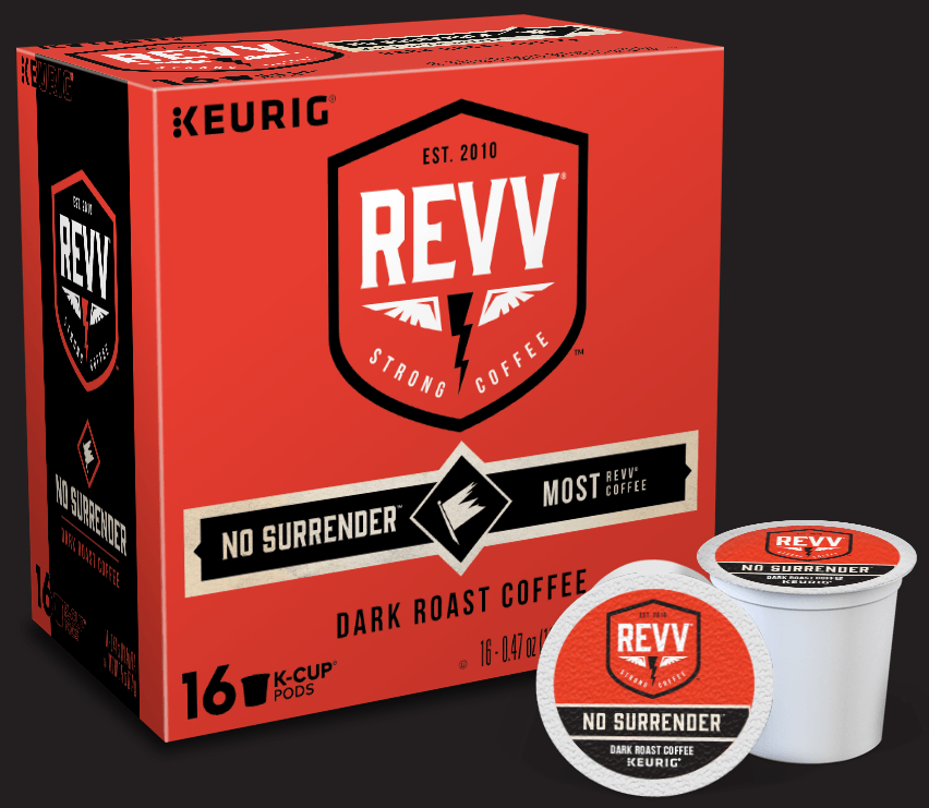 Dark Roast Coffee Brands Logo - Revv's Coffee