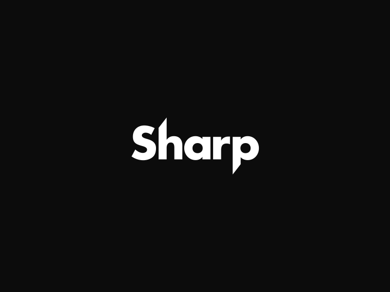 Sharp Logo - Sharp Logo by Linnea | Dribbble | Dribbble