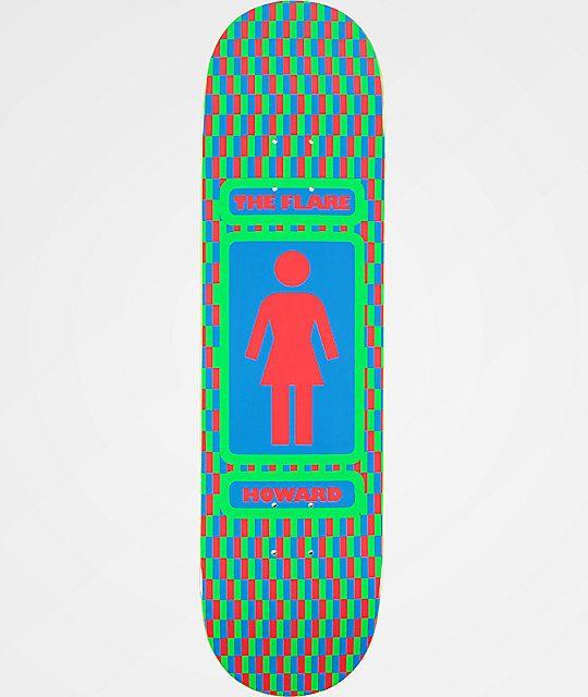 Lakai Skateboard Logo - Girl x Lakai Howard The Flare 8.25 Skateboard Deck