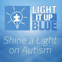 Light Blue Facebook Logo - Light it up BLUE on April 1st to Shine A Light on Autism – IMAGINE PEACE