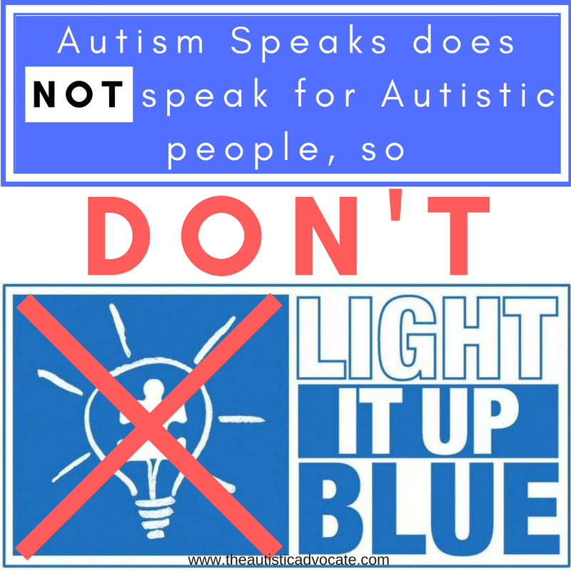 Light It Up Blue Logo - If you Light it up Blue for Autism, you're supporting Autism Speaks ...