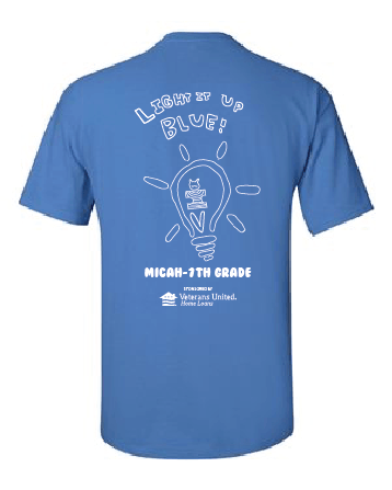 Light It Up Blue Logo - Light It Up Blue T-shirt for Autism Awareness - Thompson Center