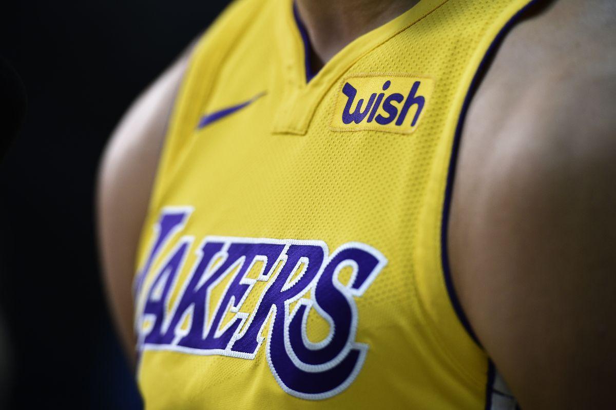 Wish On Lakers Jersey Logo - Why the CEO of Wish spent more than $30 million to sponsor the Los ...