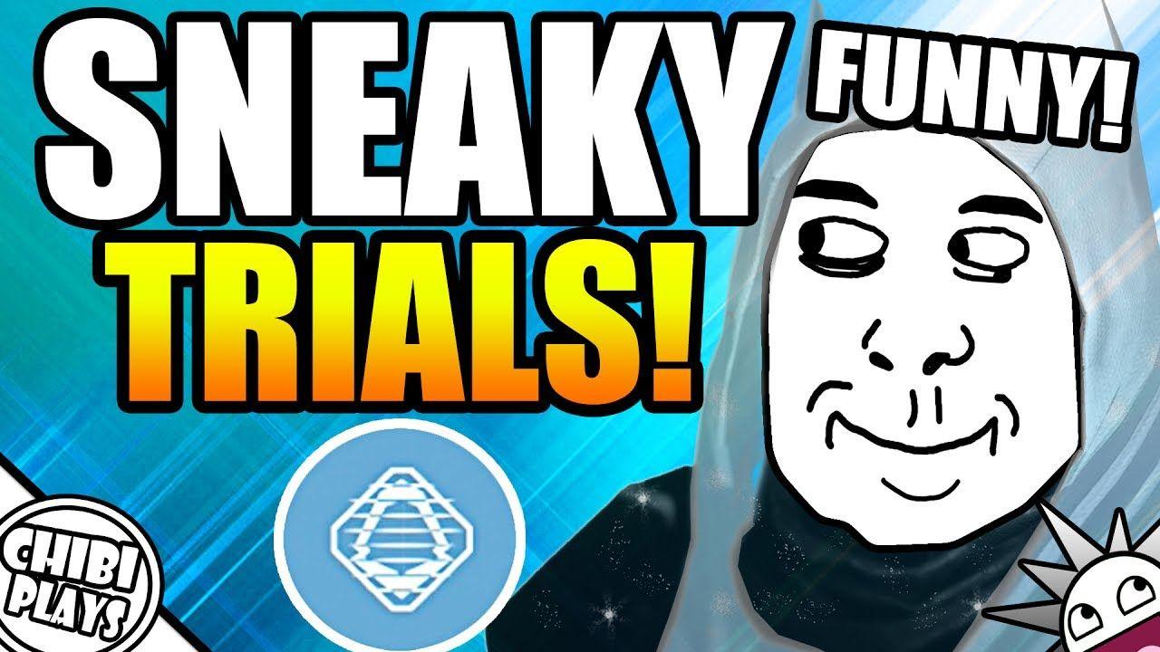 Invisible Destiny Logo - Sneaky Trials! (Funny Invisible Destiny Trials Challenge!) - YouTube