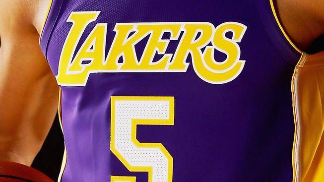 Wish On Lakers Jersey Logo - Lakers Announce Which Company's Logo They'll Wear on Jerseys - NBC ...