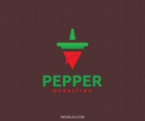 Red and Green Shovel Logo - Shovel Pepper Logo Maker Online | Inovalius