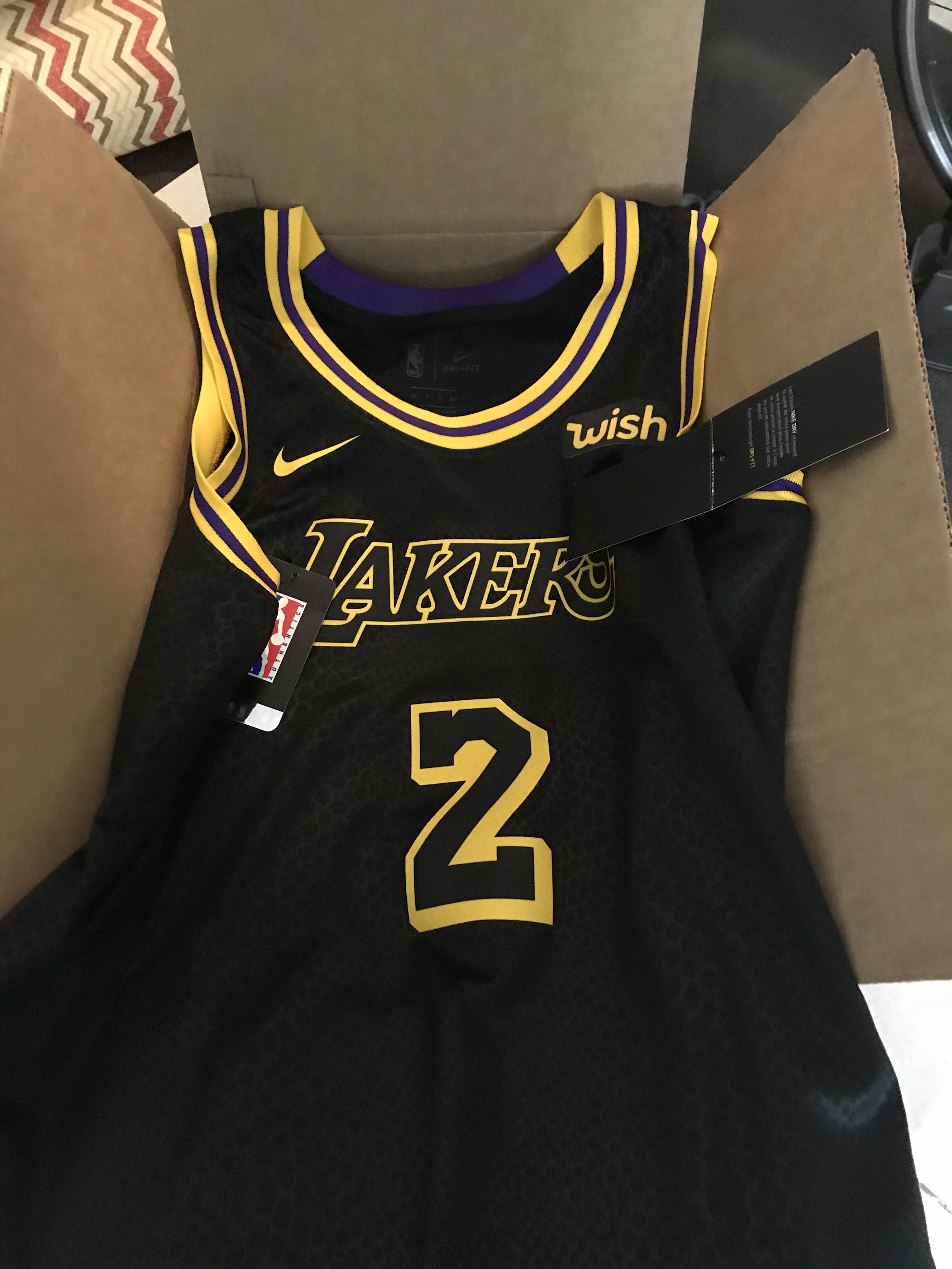 Wish On Lakers Jersey Logo - Just got my Zo City Edition Swingman jersey delivered today! Looks ...