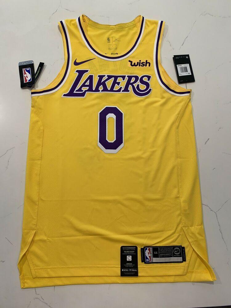Wish On Lakers Jersey Logo - Kyle Kuzma Authentic Nike Lakers Icon Edition Jersey NWT. With WISH