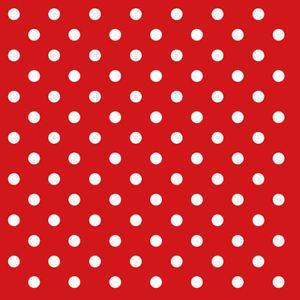 Red and White Dot Logo - Ambiente Paper Napkins Serviettes Red White Dots Spot Pack of 20 ...