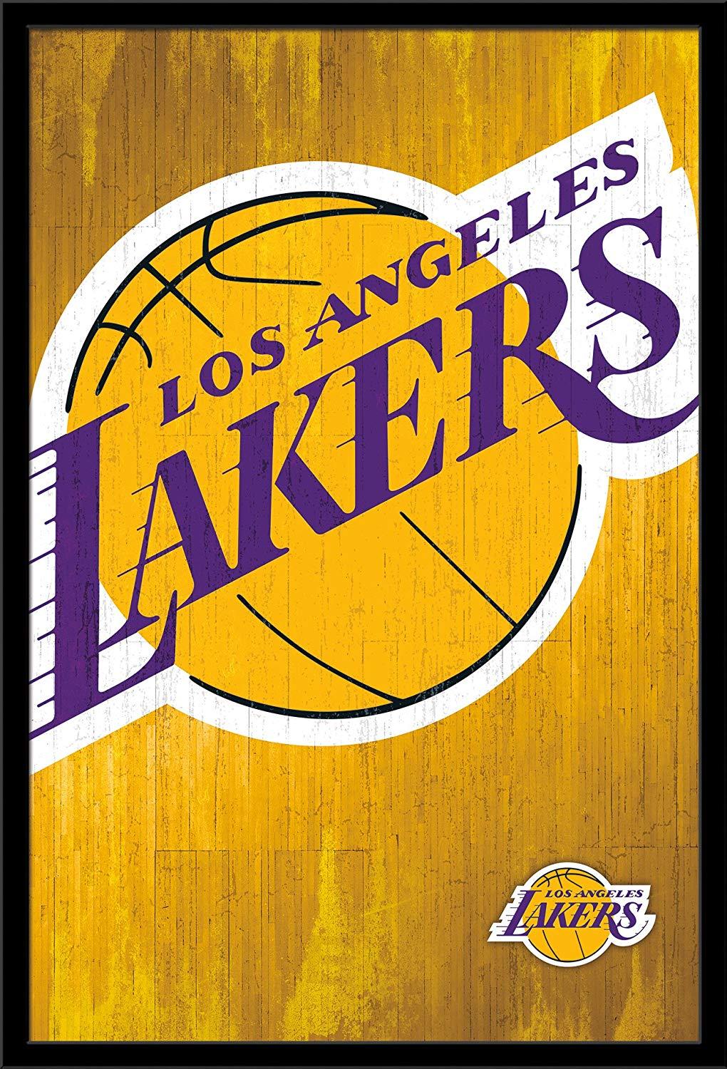 Lakers Logo - Amazon.com: Trends International Los Angeles Lakers-Logo Wall Poster ...