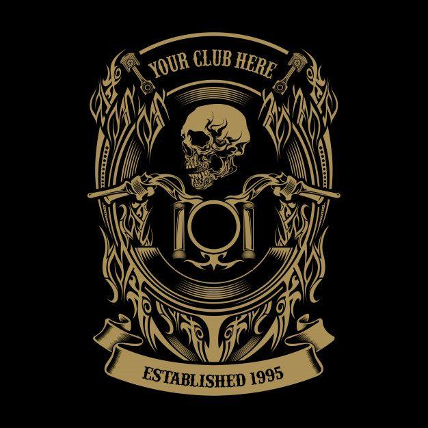 Motorcycle Club Logo - Motorcycle club logo Vector | Premium Download