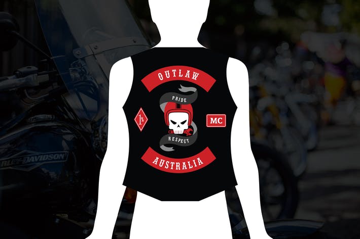 Motorcycle Club Logo - Outlaw : One Percenter Motorcycle Club Logo by punkl on Envato Elements