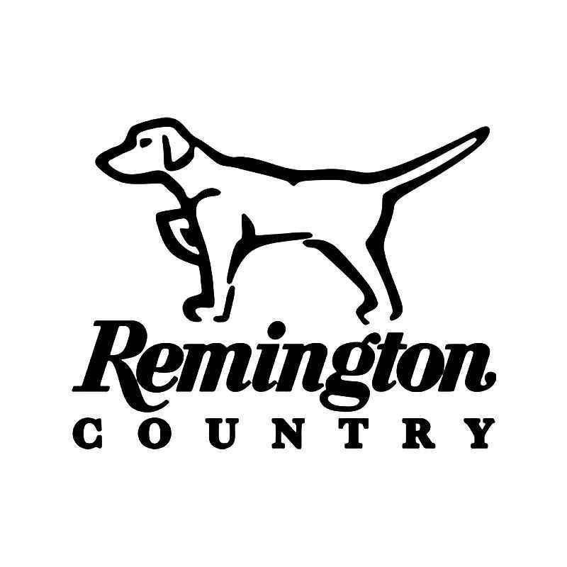 Remington Country Logo - Remington Country Hunting Dog Vinyl Sticker