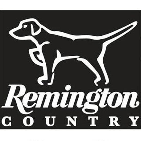 Remington Country Logo - Remington Dog on Point Remington Country Logo Sticker Decal Clear ...