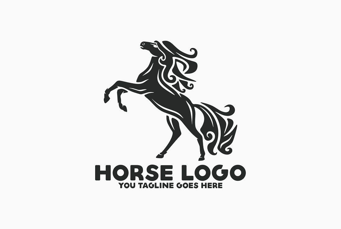 Western Horse Logo - Horse Logo ~ Logo Templates ~ Creative Market