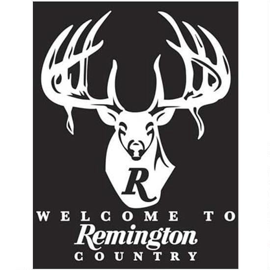 Remington Deer Logo - Remington Country Deer R Decal White Die-Cut Vinyl 17423 - 047700174235